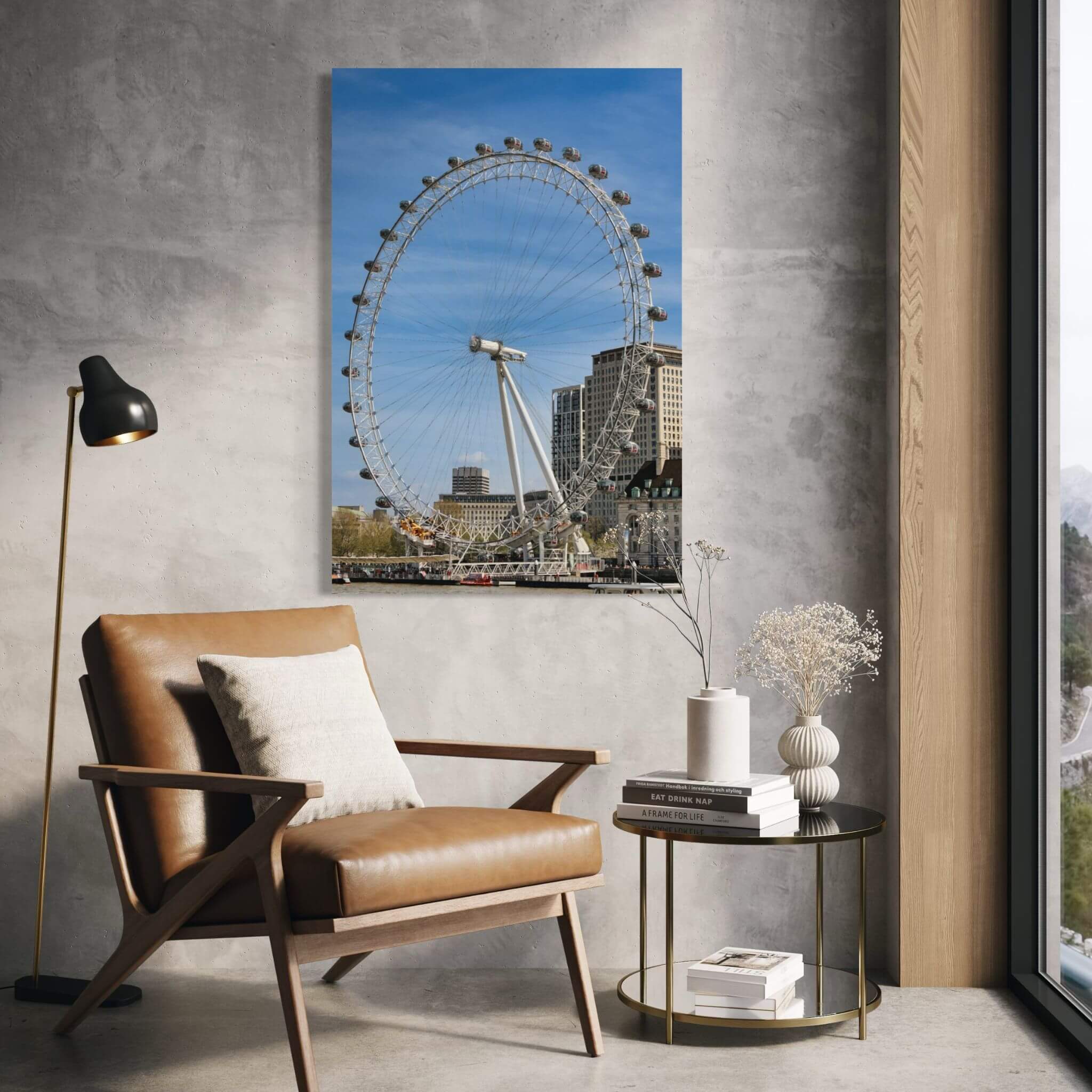 Eye Above London | London Eye Metal Print