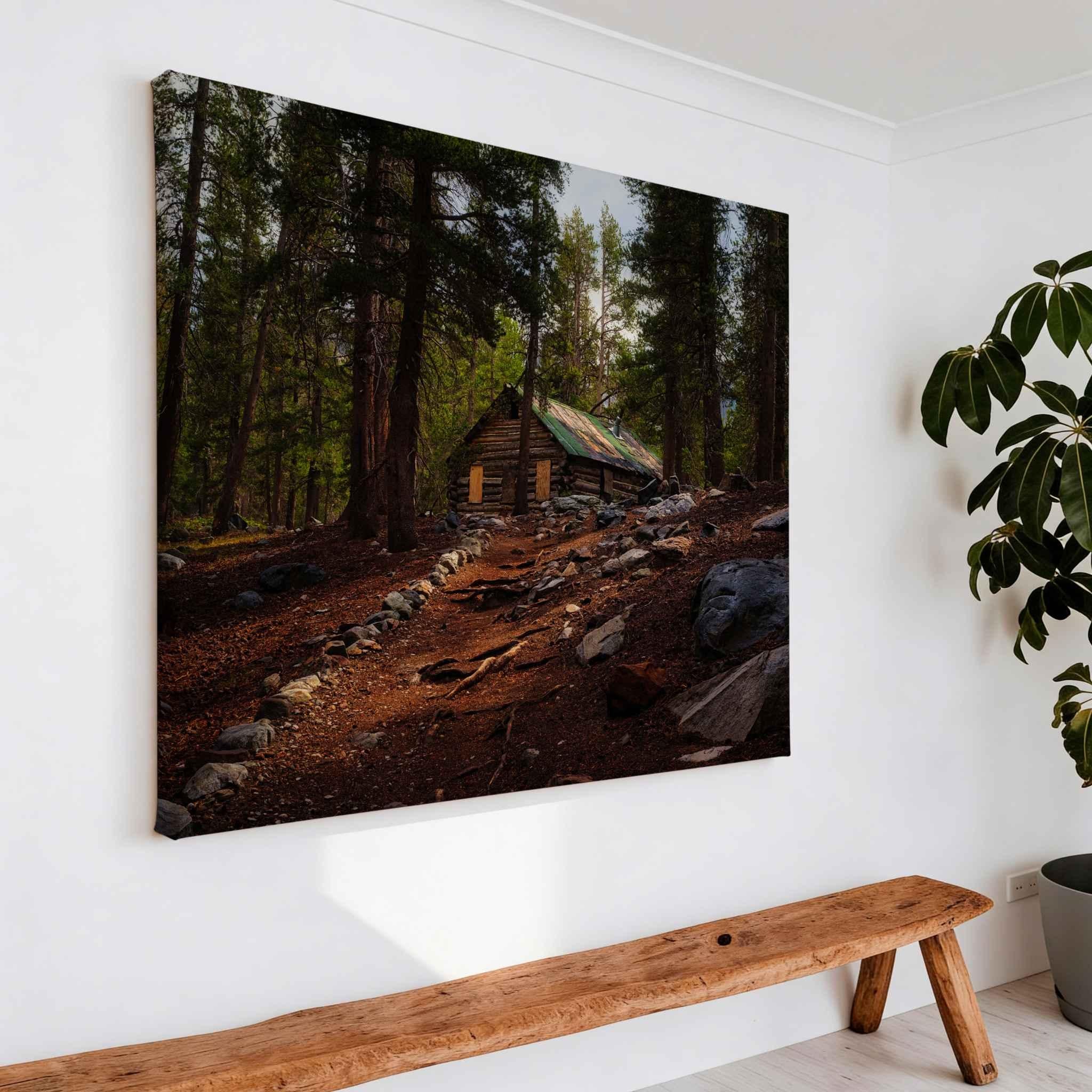 Where the Trail Meets the Past | Canvas Print