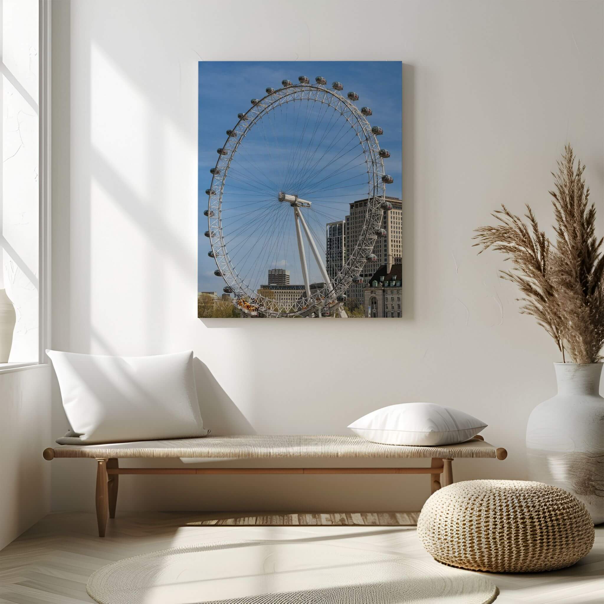 Eye Above London | London Eye Metal Print
