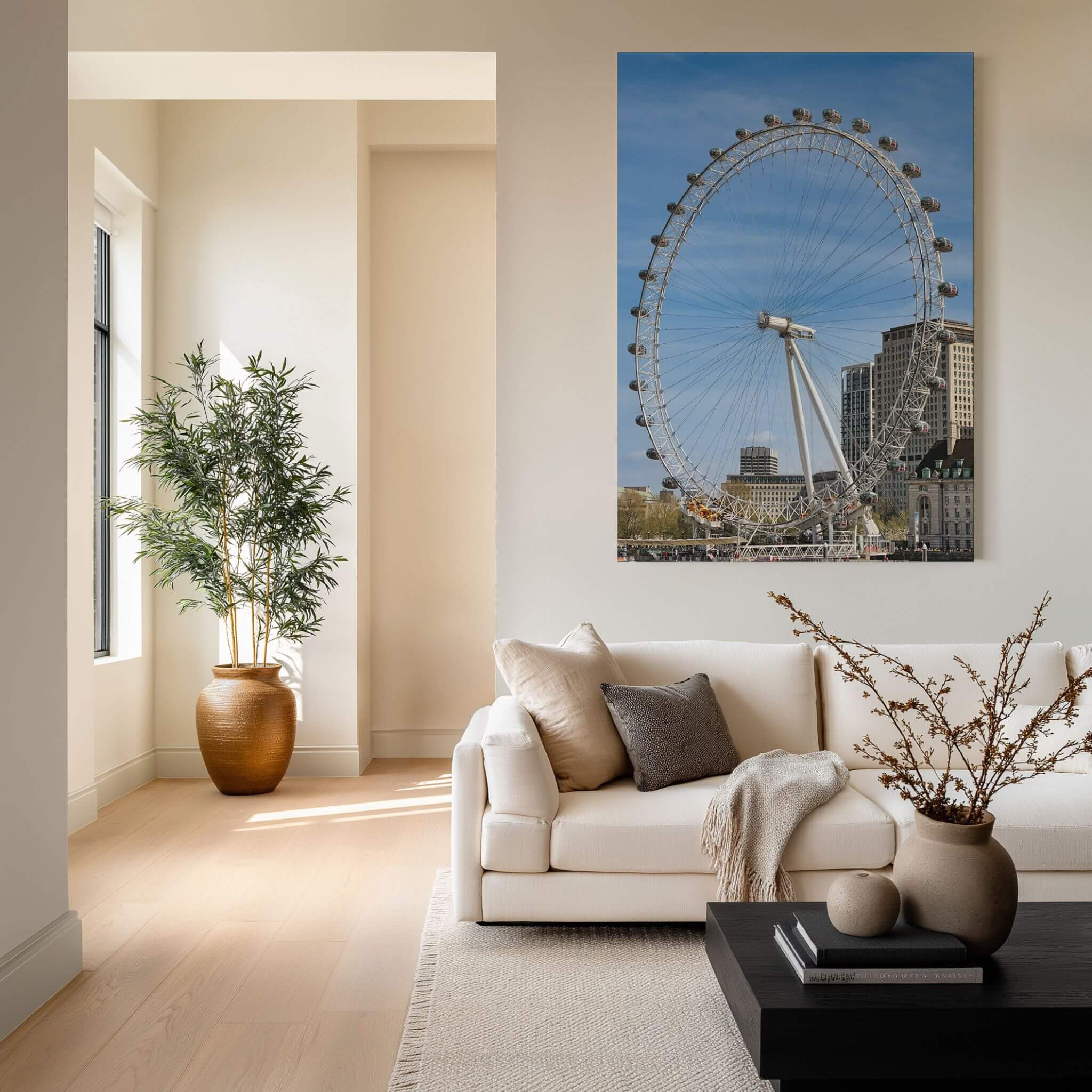 Eye Above London | London Eye Metal Print