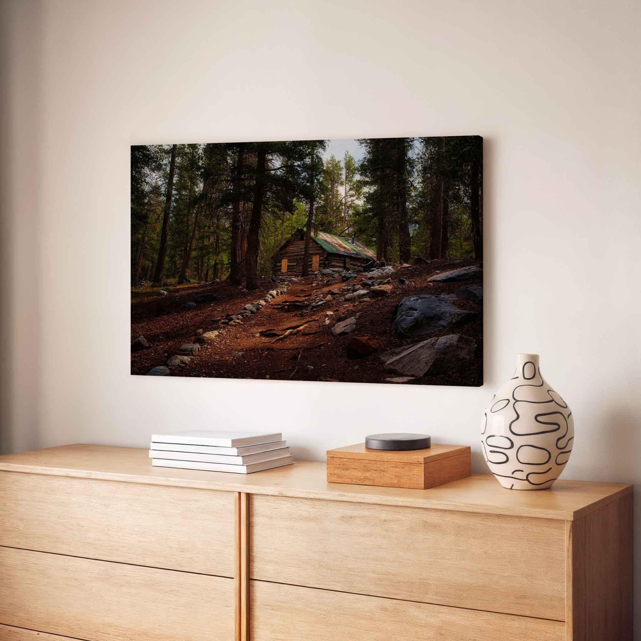Where the Trail Meets the Past | Canvas Print